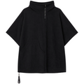 [3 em 1] blusa curta comprida sobreposição