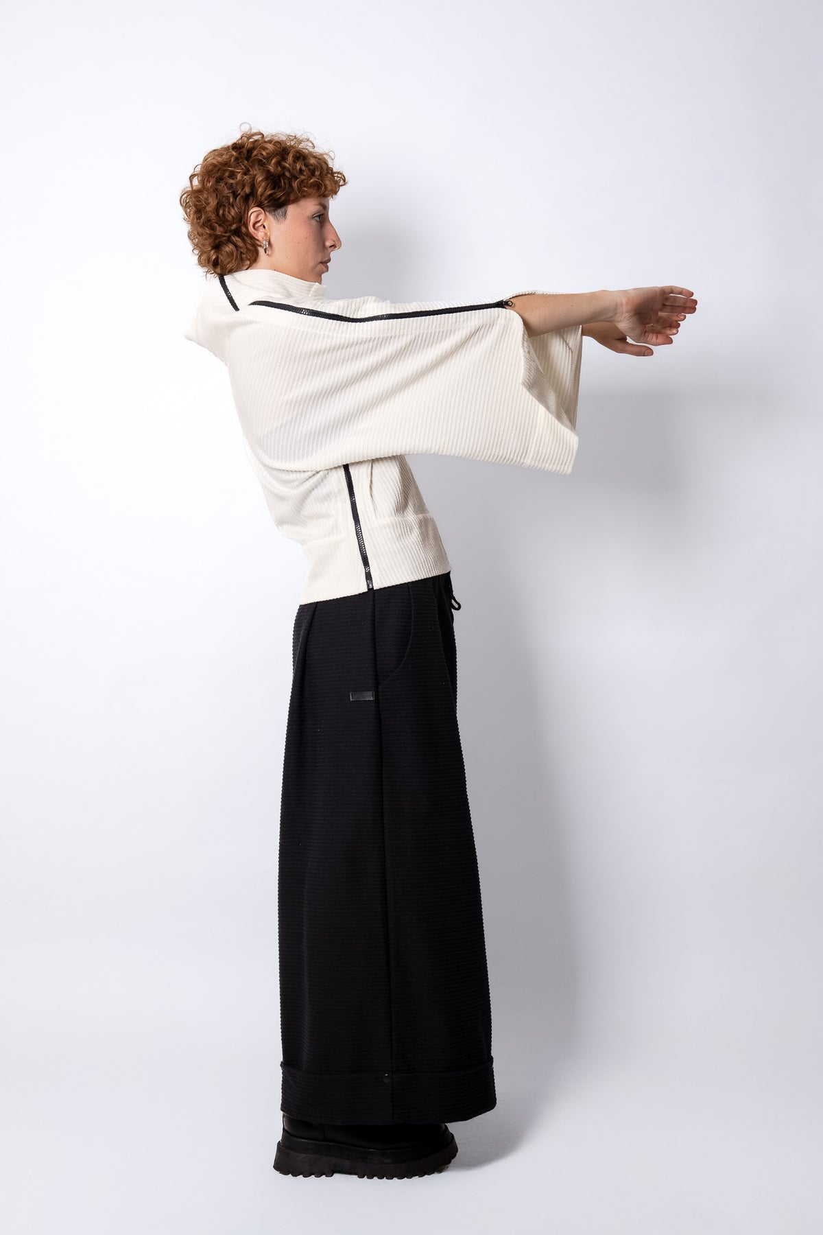 [5 em 1] blusa curta comprida camisa colete sobreposição