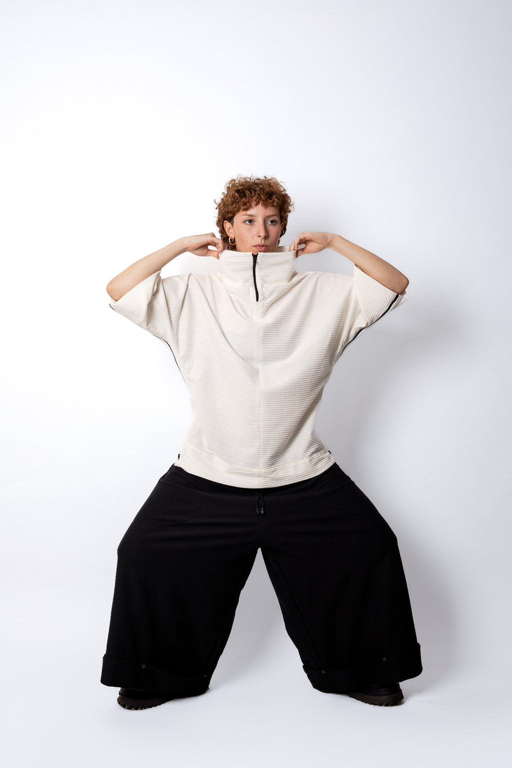 [5 em 1] blusa curta comprida camisa colete sobreposição