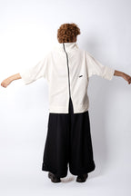 [5 em 1] blusa curta comprida camisa colete sobreposição