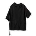 EC-M33-1 blusa gola alta e bolsos